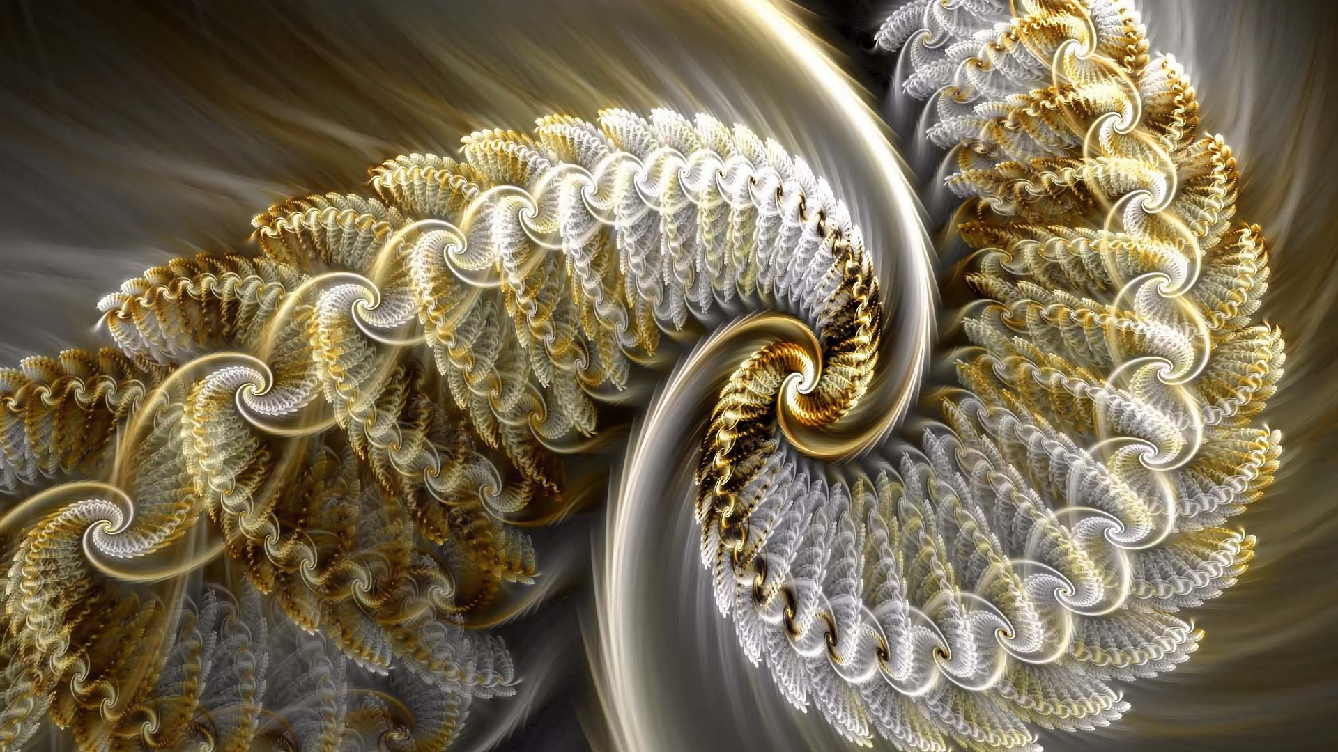 Фрактальные волны, 3д графика