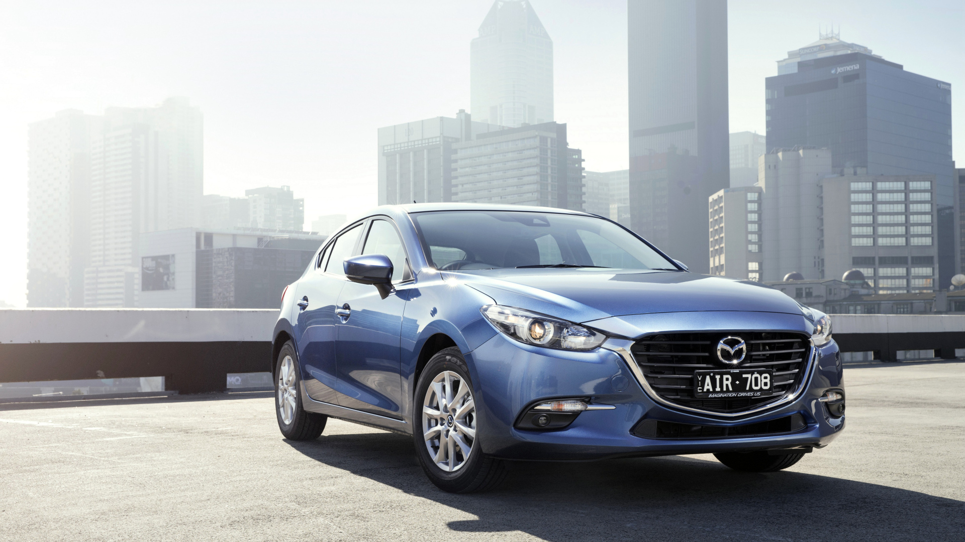 Автомобиль Mazda 3 Maxx, голубой металлик 