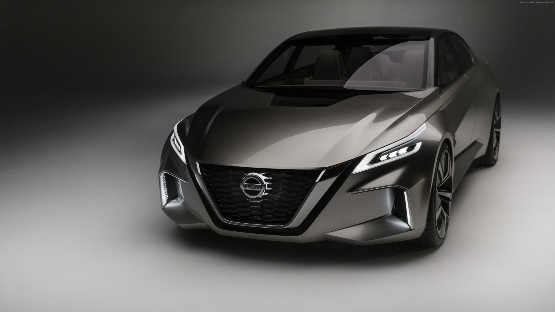 Стильный автомобиль Nissan Vmotion 2.0 вид спереди