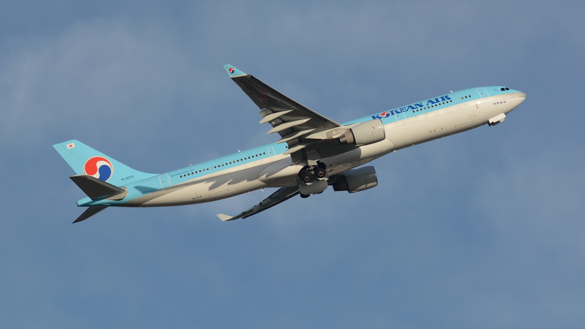 Самолет  Airbus A330 авиакомпании Korean Air 