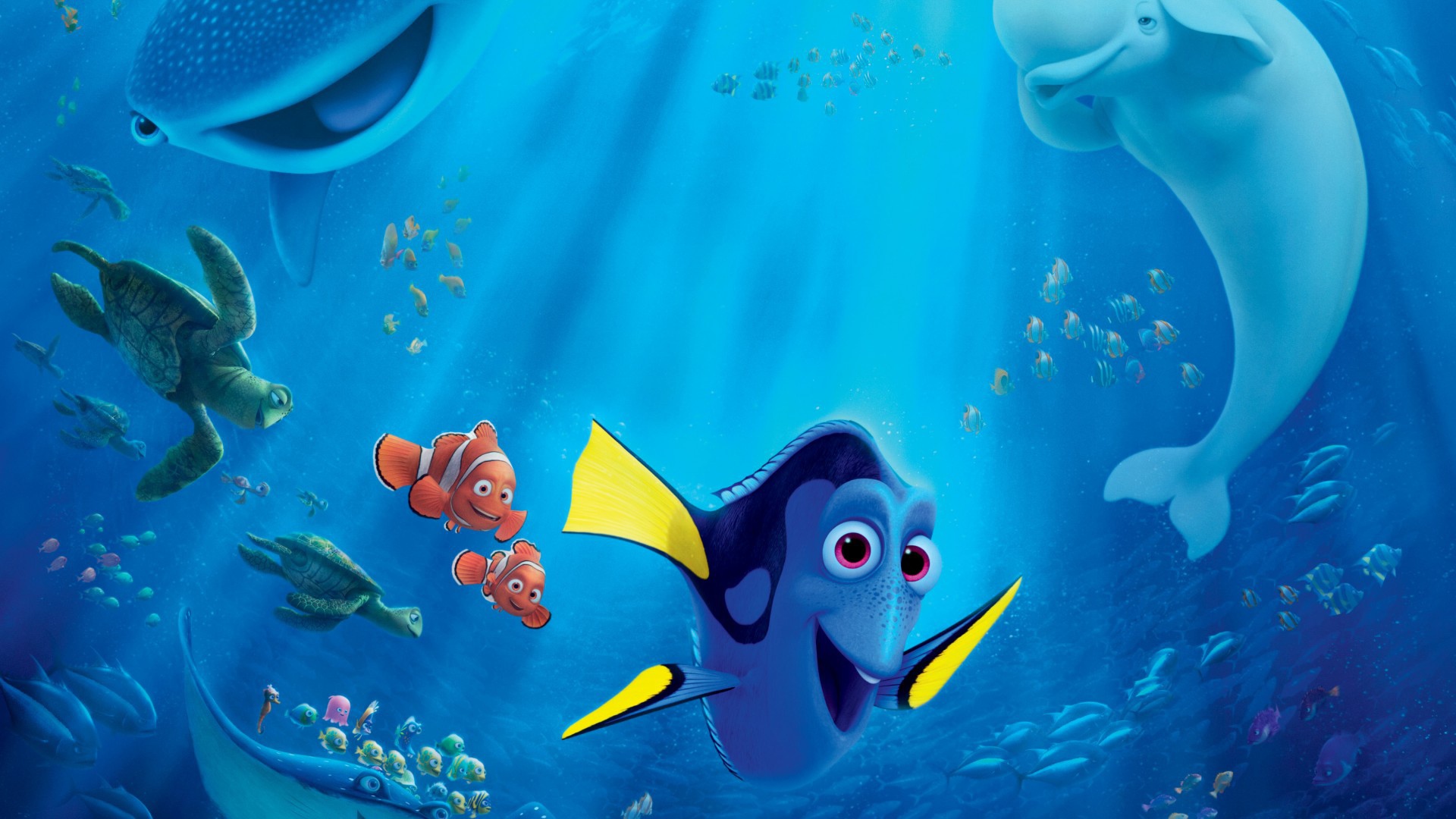 Синяя рыбка Дори мультфильм студии Пиксар 