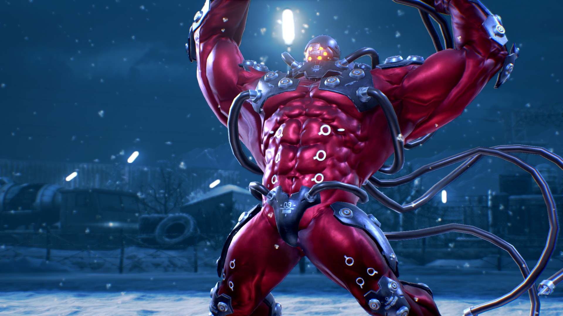 Боец - киборг Gigas персонаж игры Tekken 7