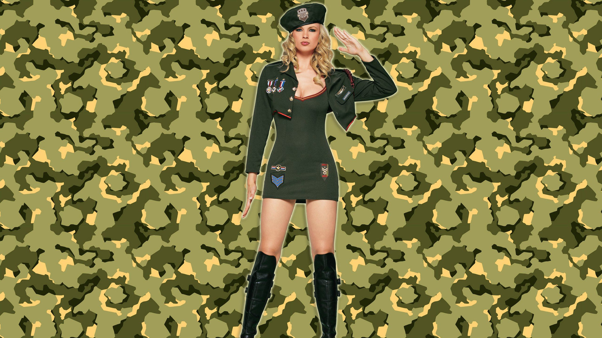 Настоящая защитница отечества 