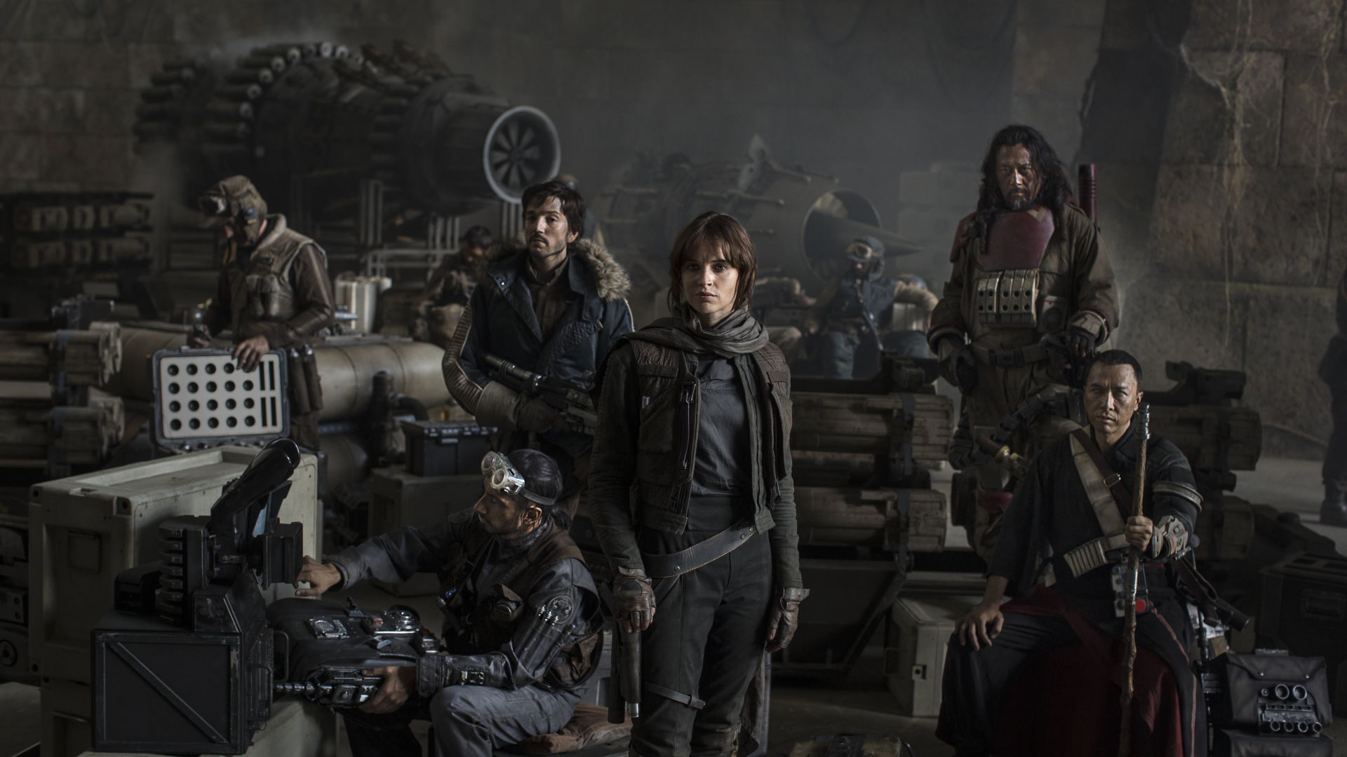 Герои фантастического фильма Изгой-один. Звёздные войны Истории 