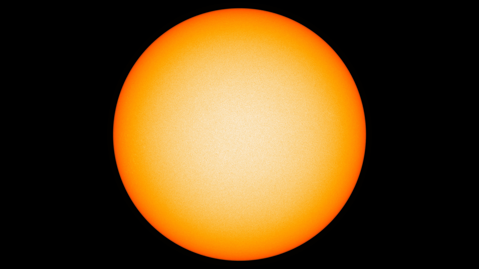 Яркое желтое солнце на черном фоне