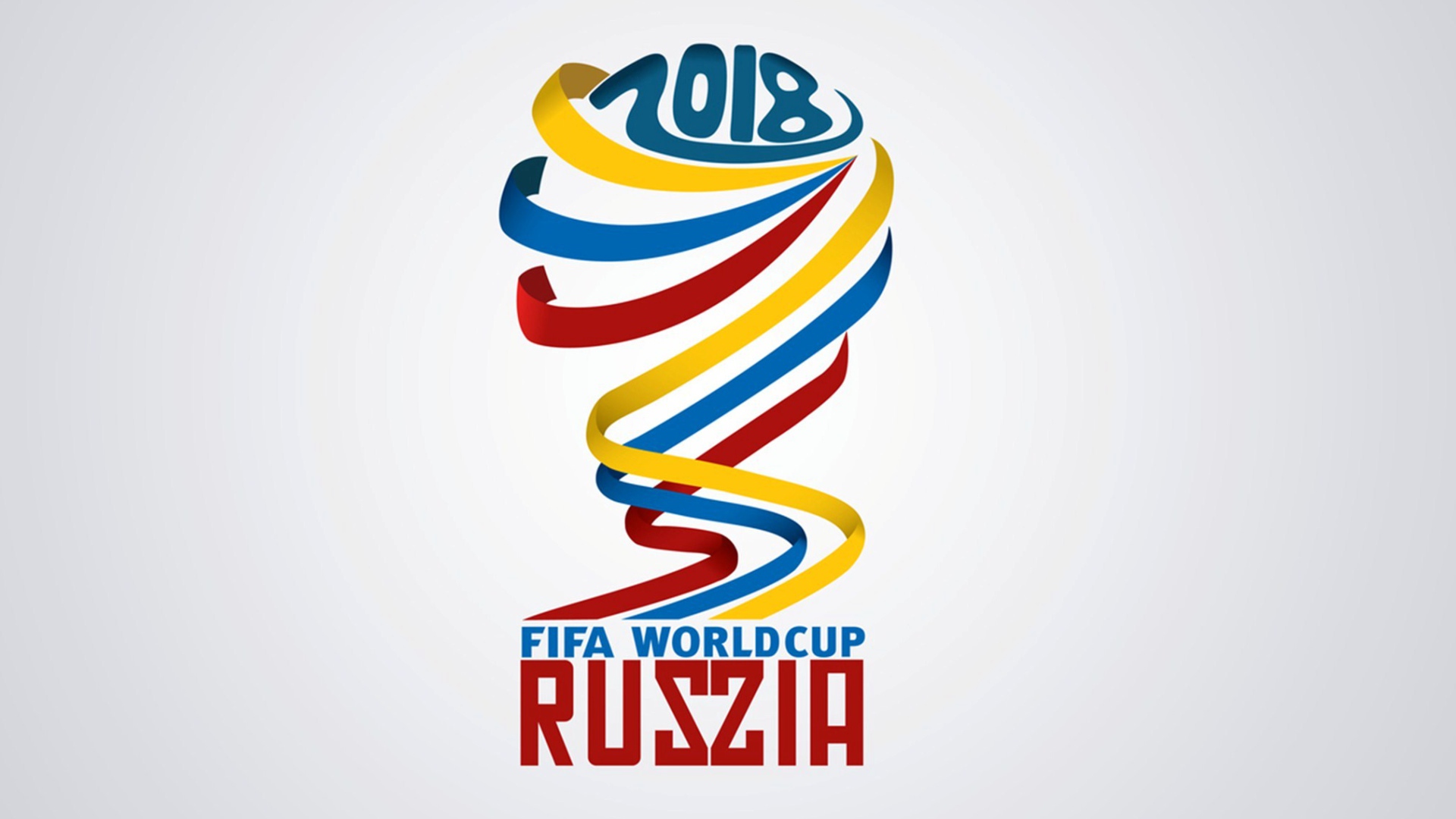 Красивый логотип Чемпионата мира по футболу 2018 в России 