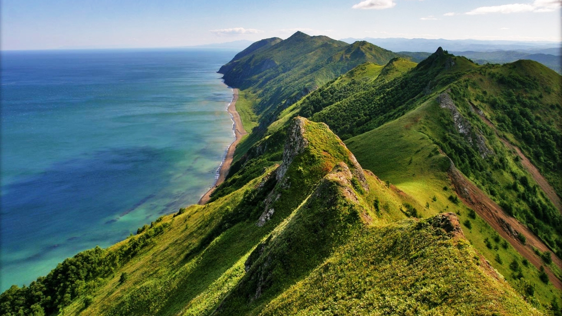 Хребет Жданко  остров Сахалин, Россия 