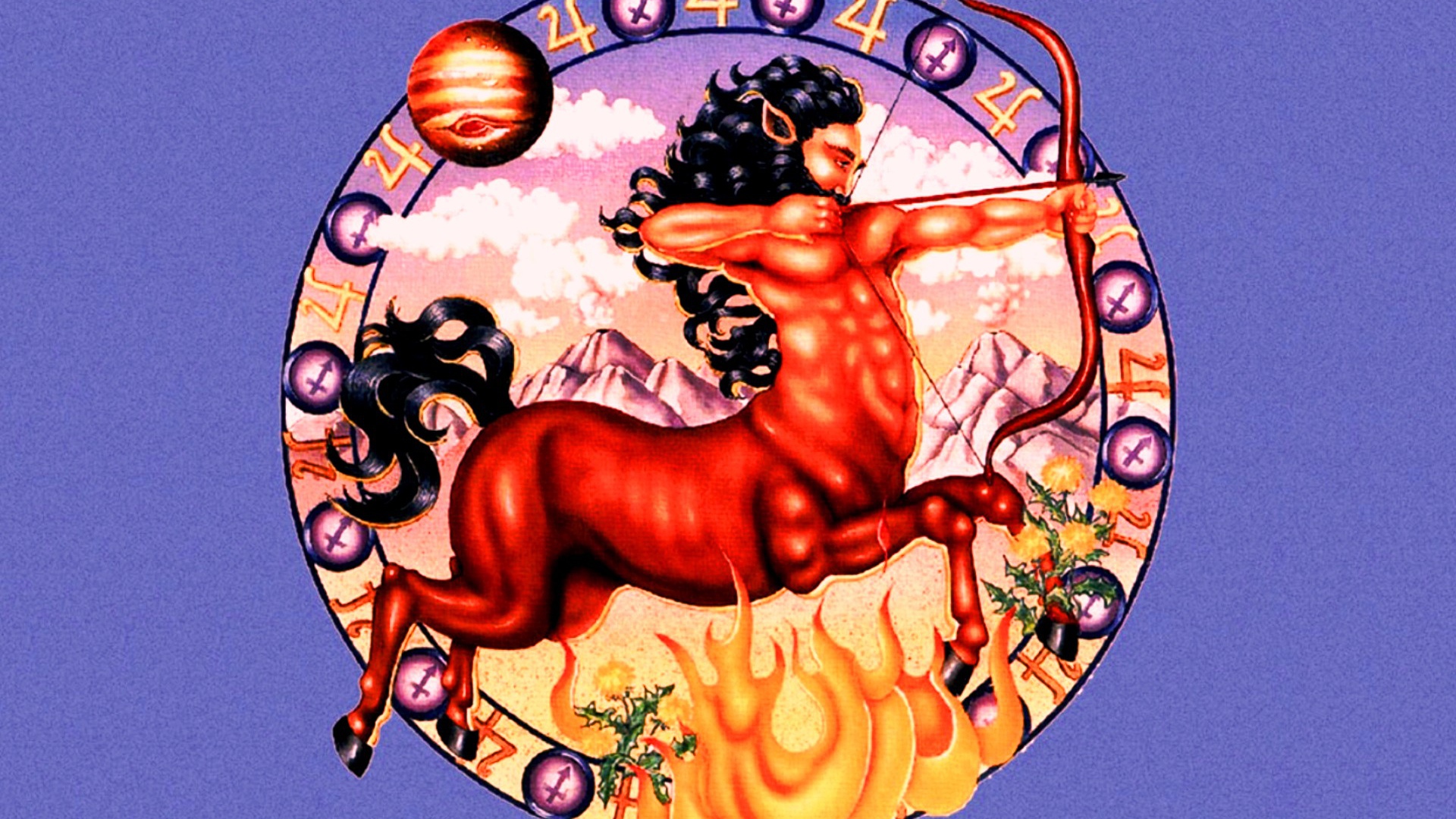 Знак зодиака Стрелец рисунок 