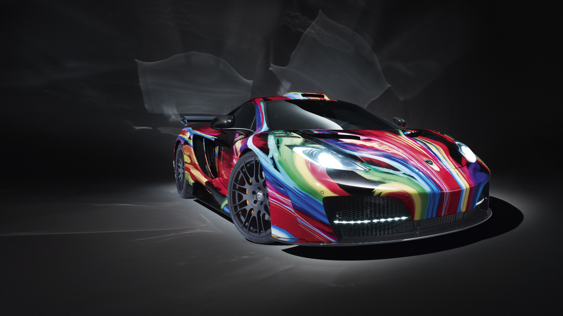 Hamann MemoR sports car with multicolored graphics