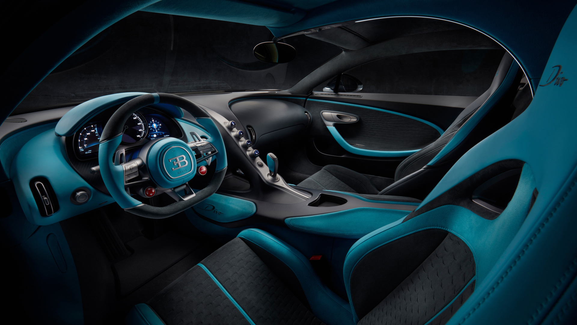 Кожаный салон автомобиля  Bugatti Divo, 2019 года