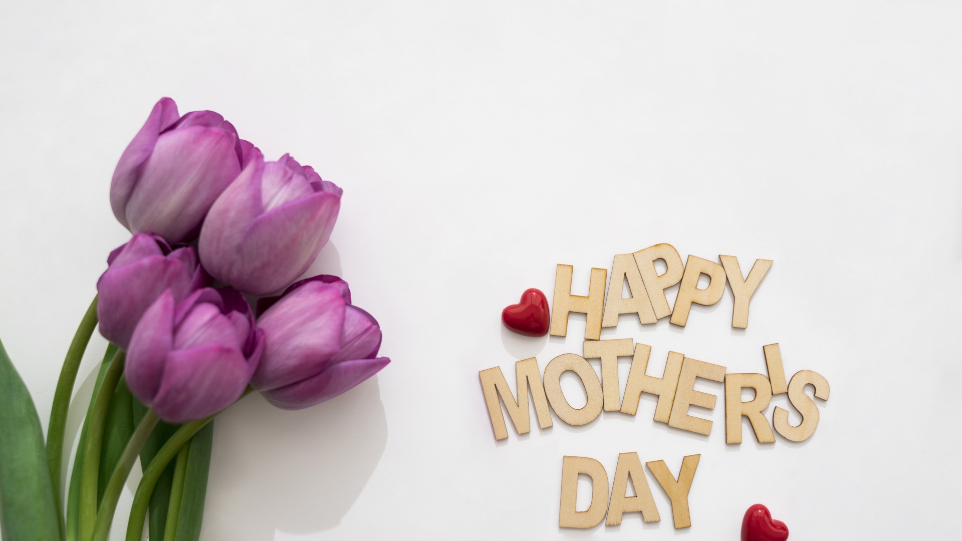 Букет тюльпанов на день Матери 