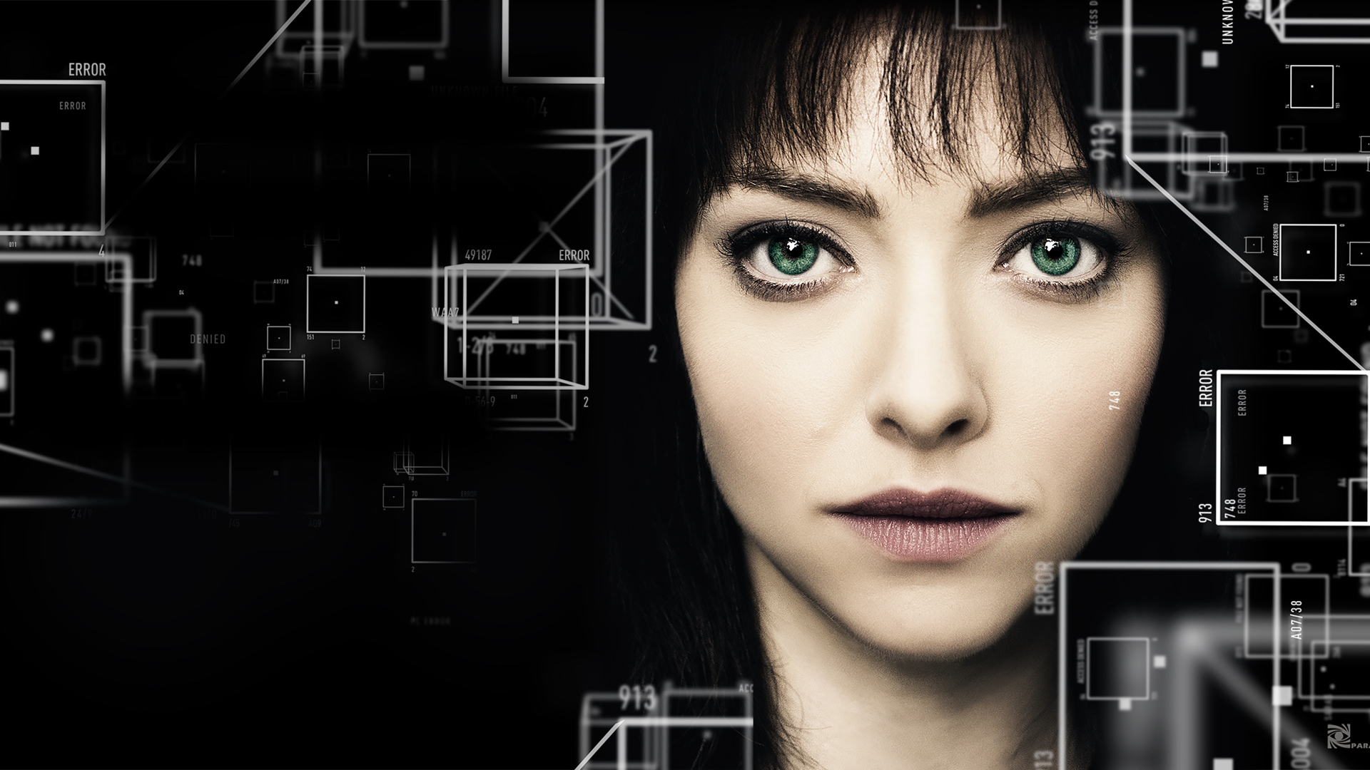 Актриса Аманда Сейфрид в фильме Анон, 2018