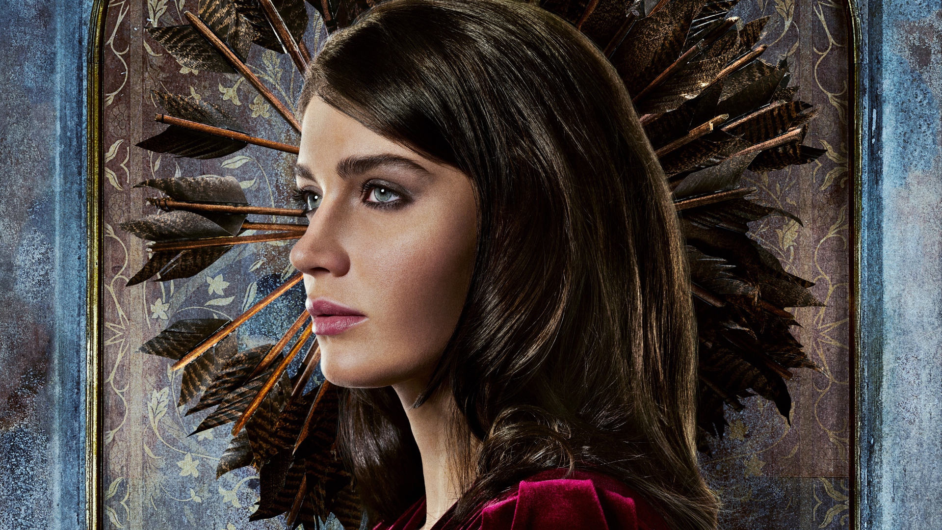 Actress Yves Hewson in the new film Robin Hood. Beginning, 2018