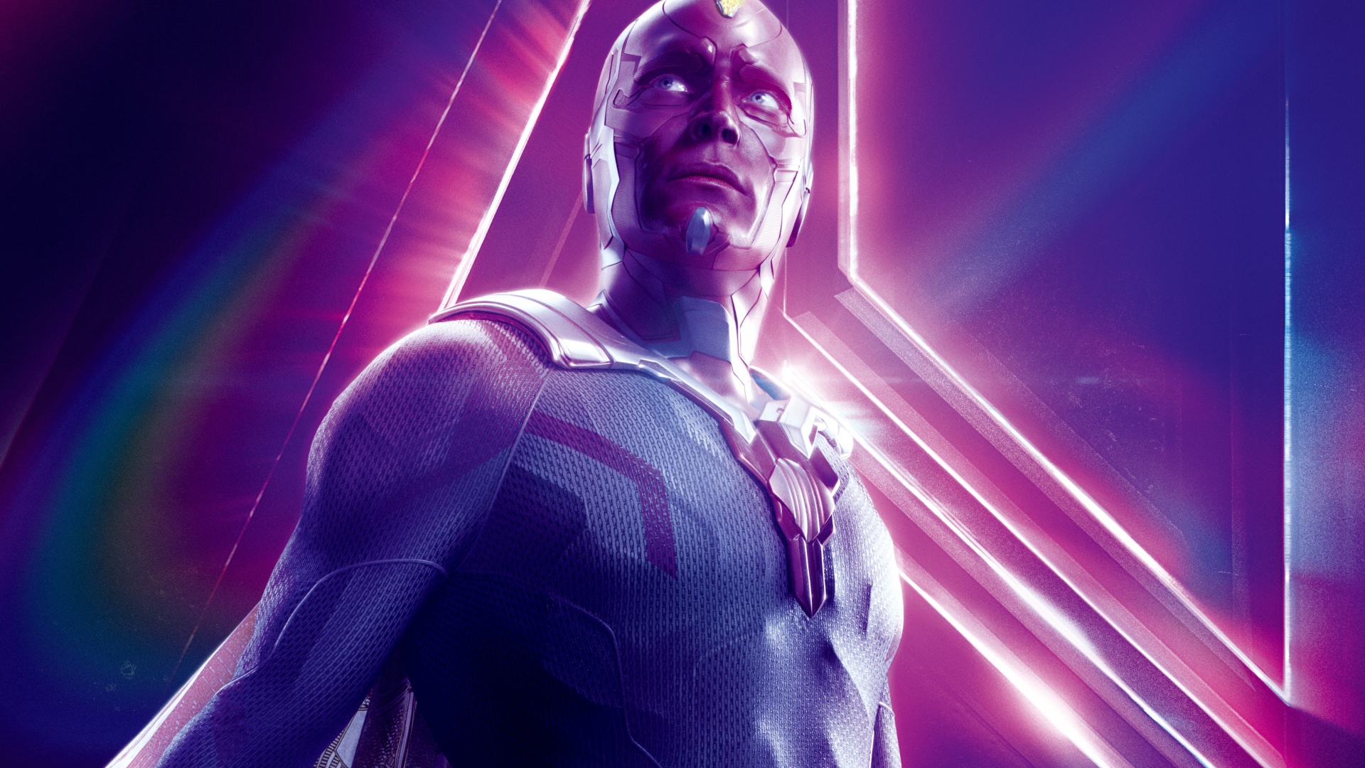 Вижен персонаж фильма Мстители: Война бесконечности