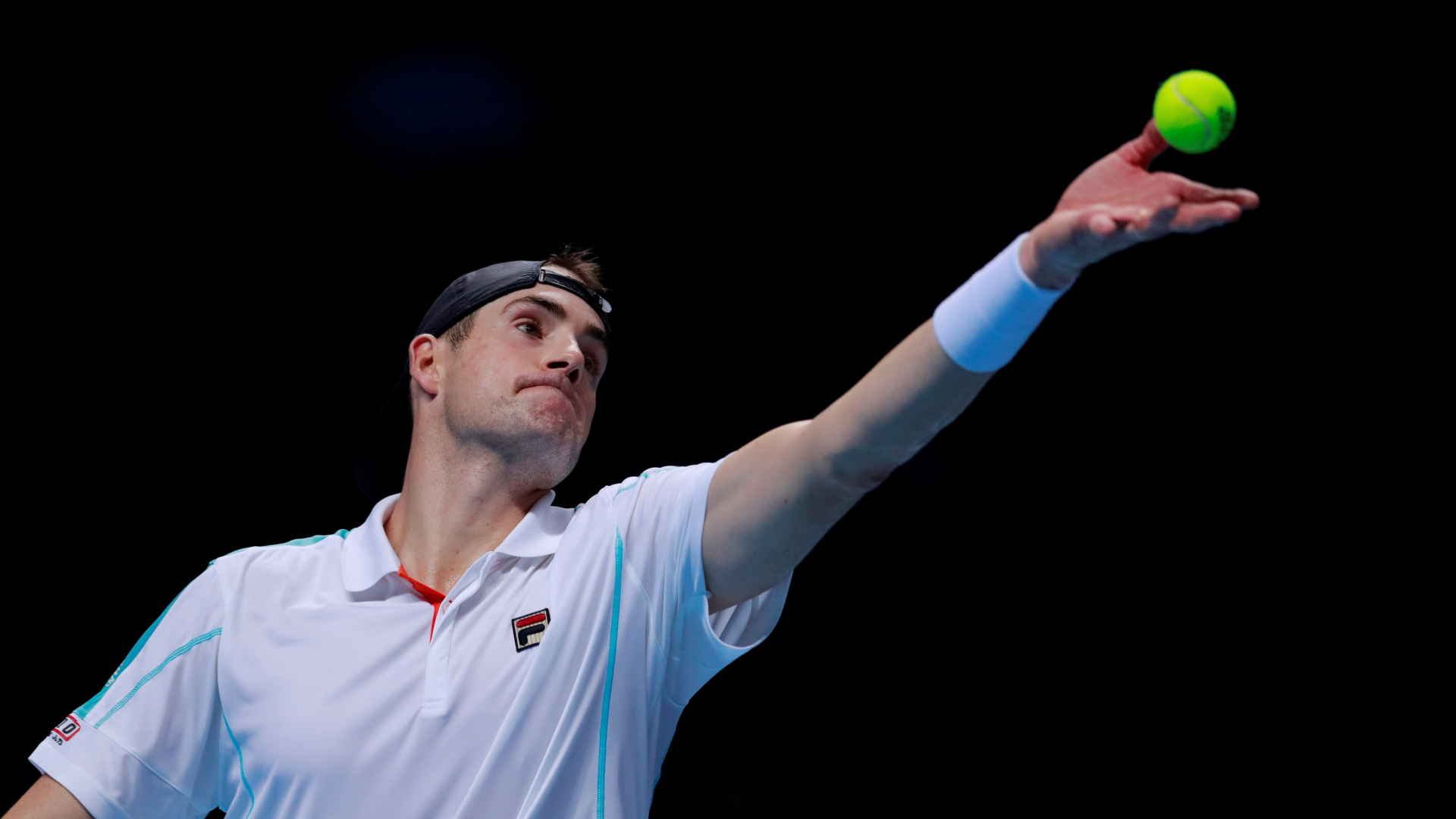 Американский профессиональный теннисист Джон Изнер