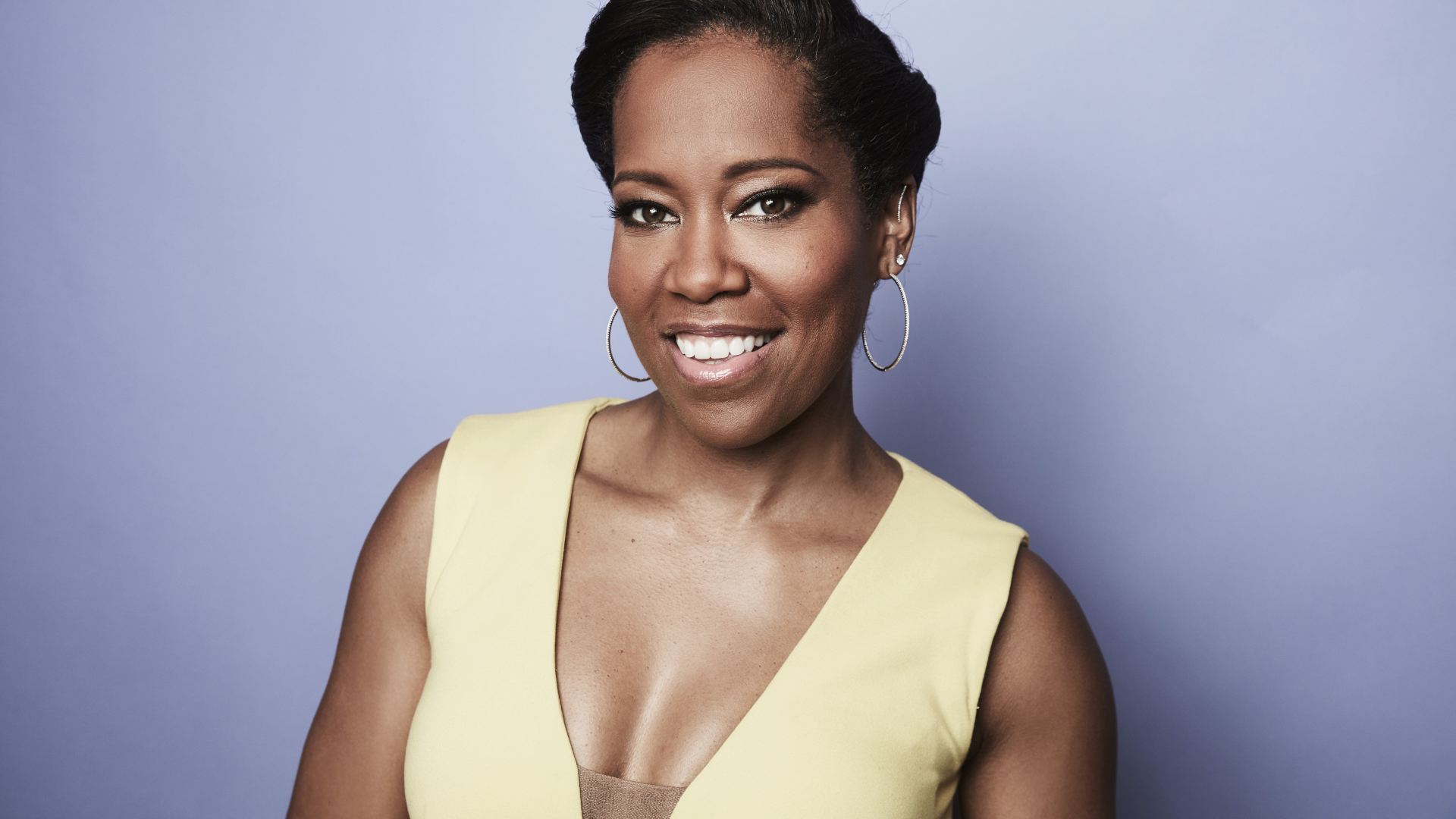 Американская актриса Реджина Кинг с красивой улыбкой