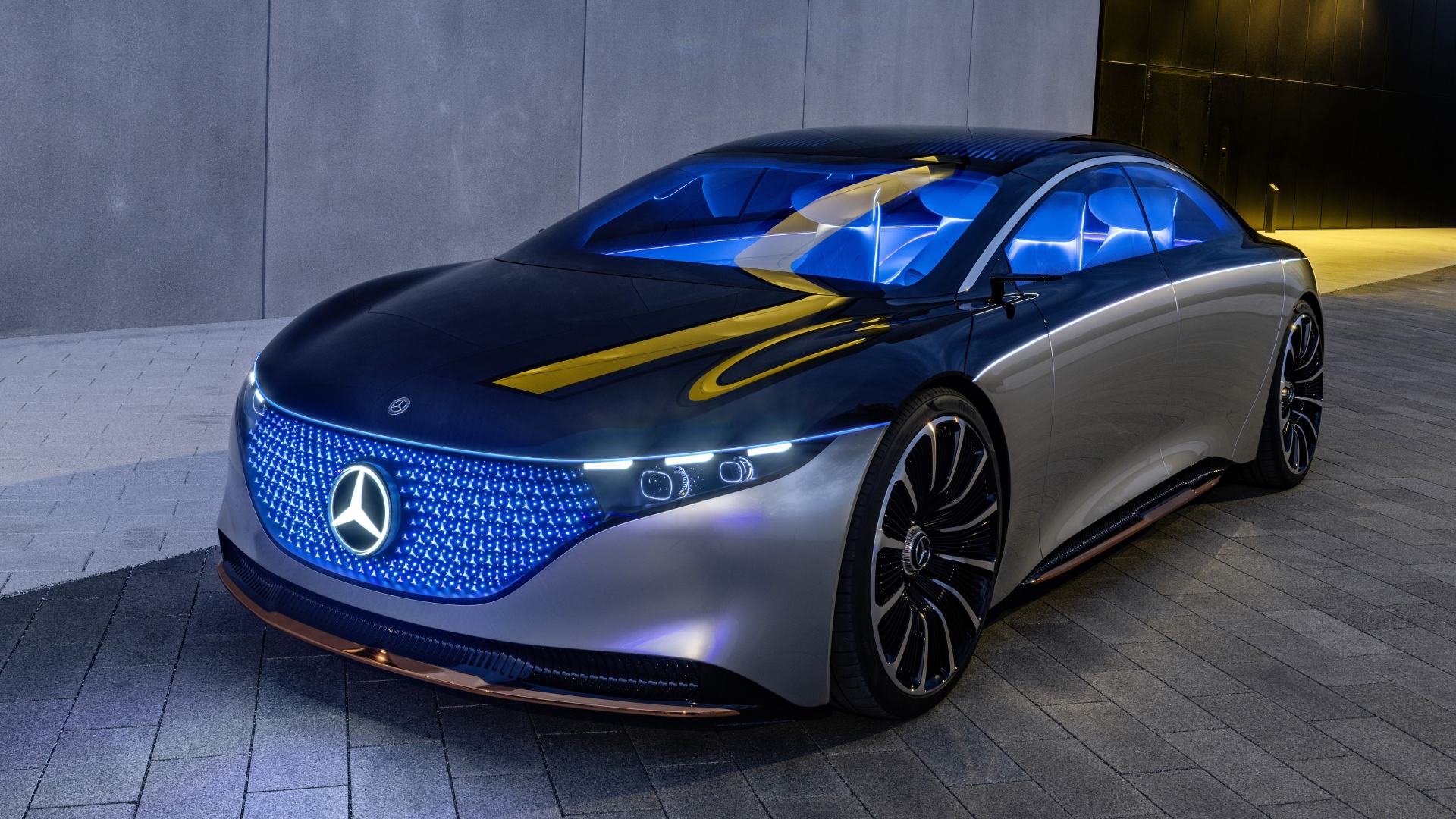 Автомобиль Mercedes-Benz Vision EQS 2019 года