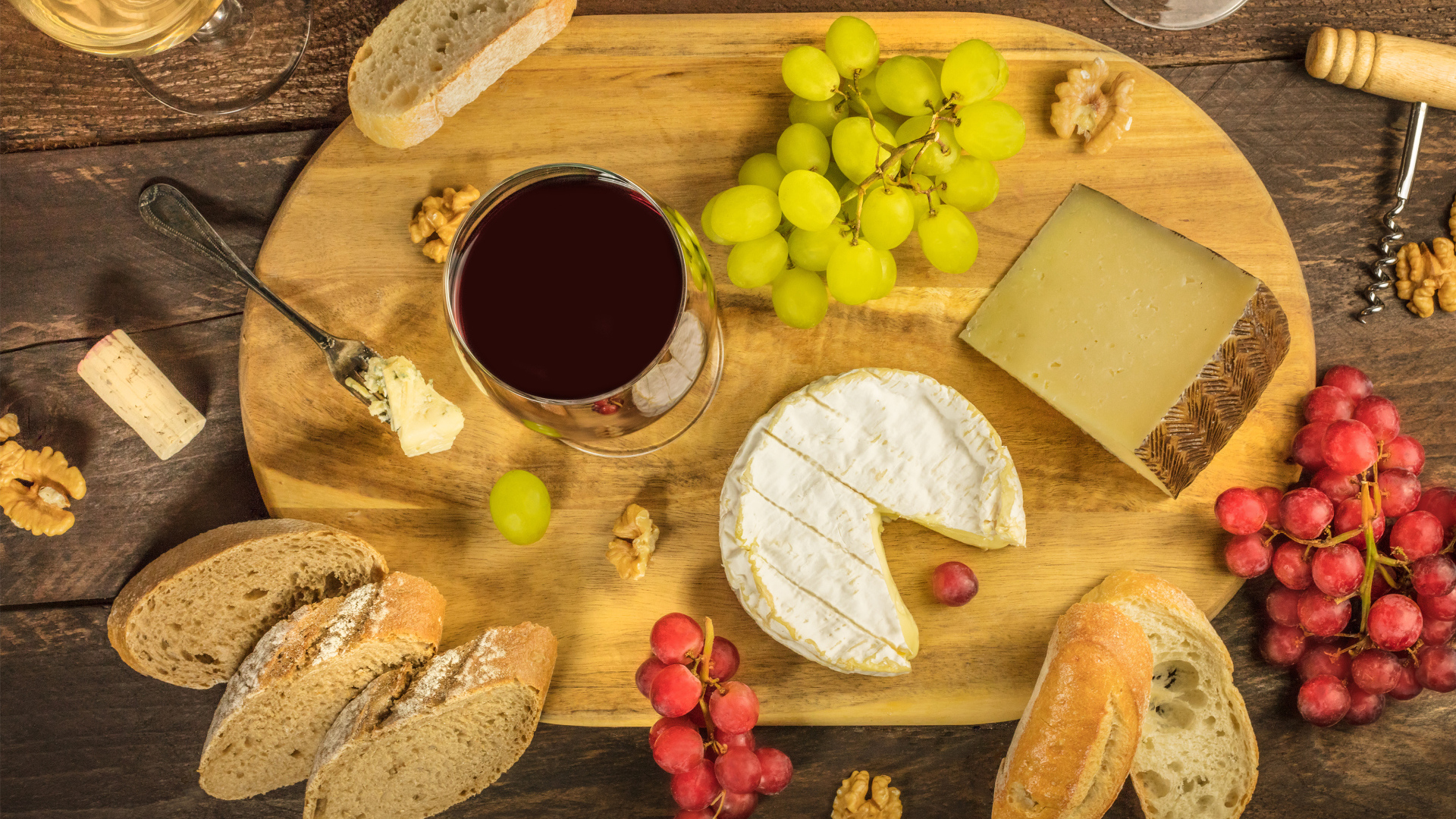 wine cheese wallpaper