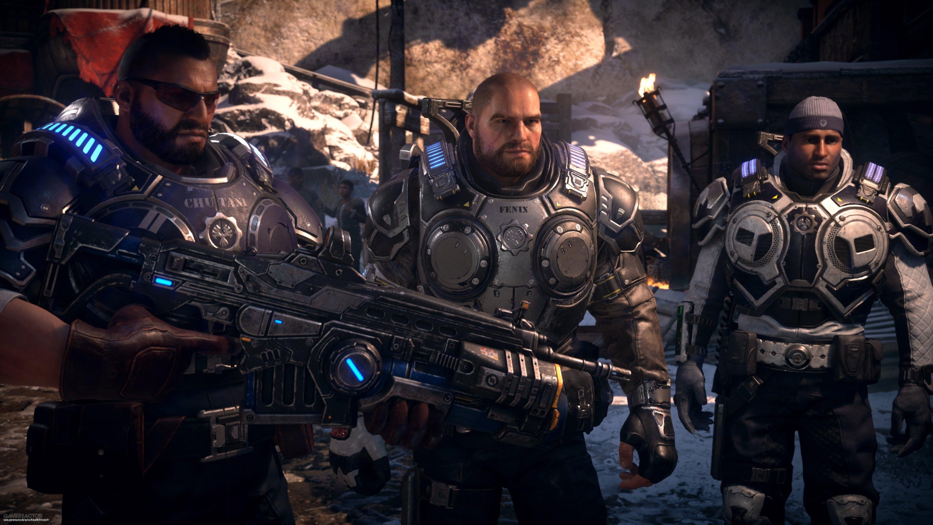 Персонажи компьютерной игры Gears 5, 2019