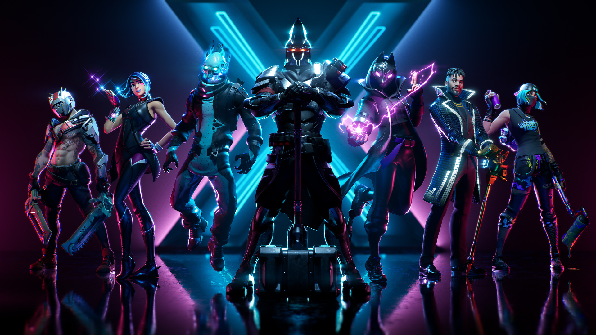 Постер компьютерной игры Fortnite Season X, 2019
