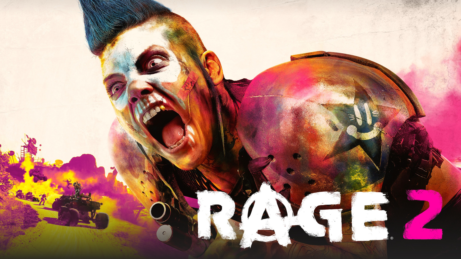 Постер компьютерной игры Rage 2, 2019 года