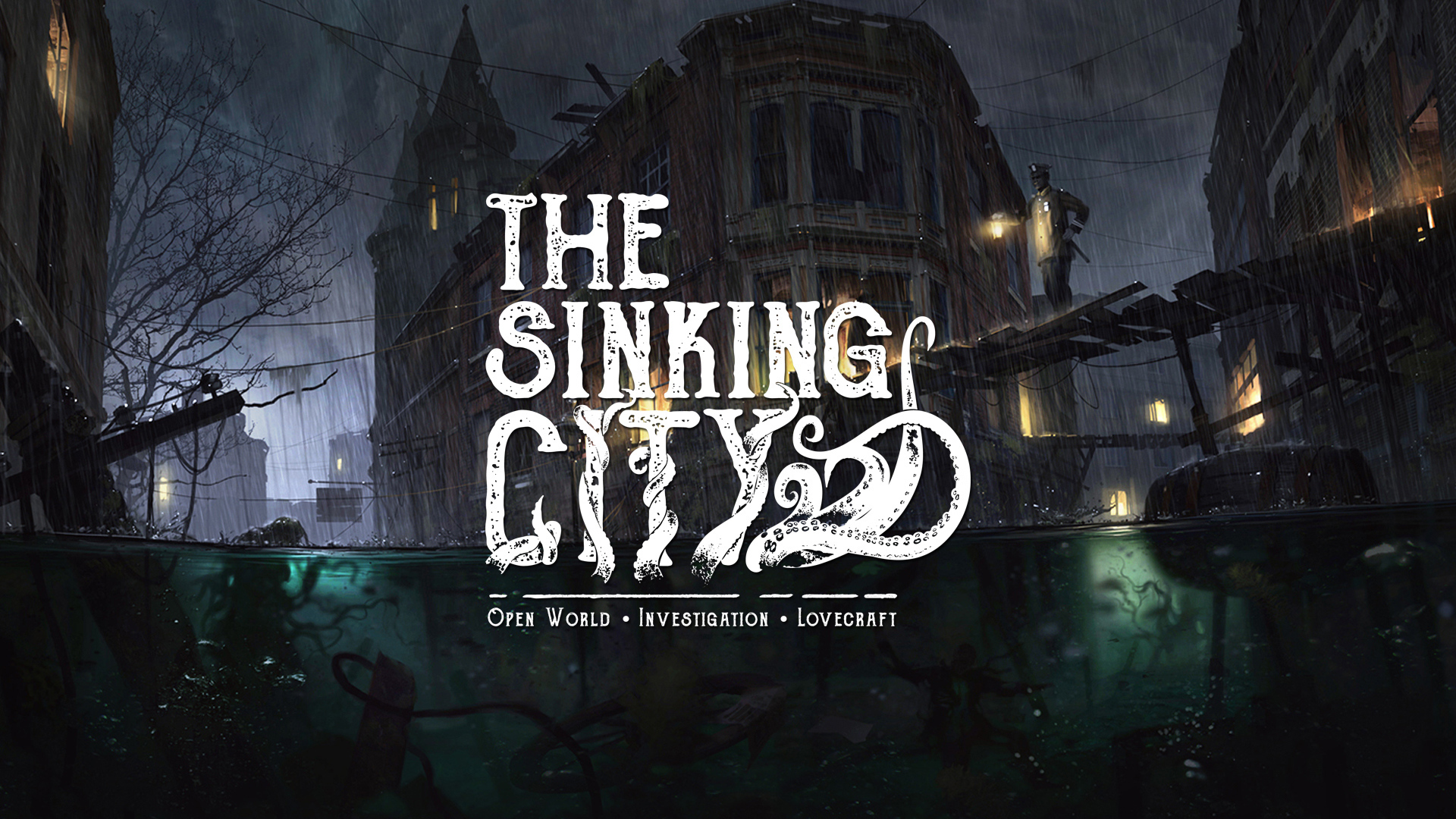 Постер новой компьютерной игры The Sinking City, 2019