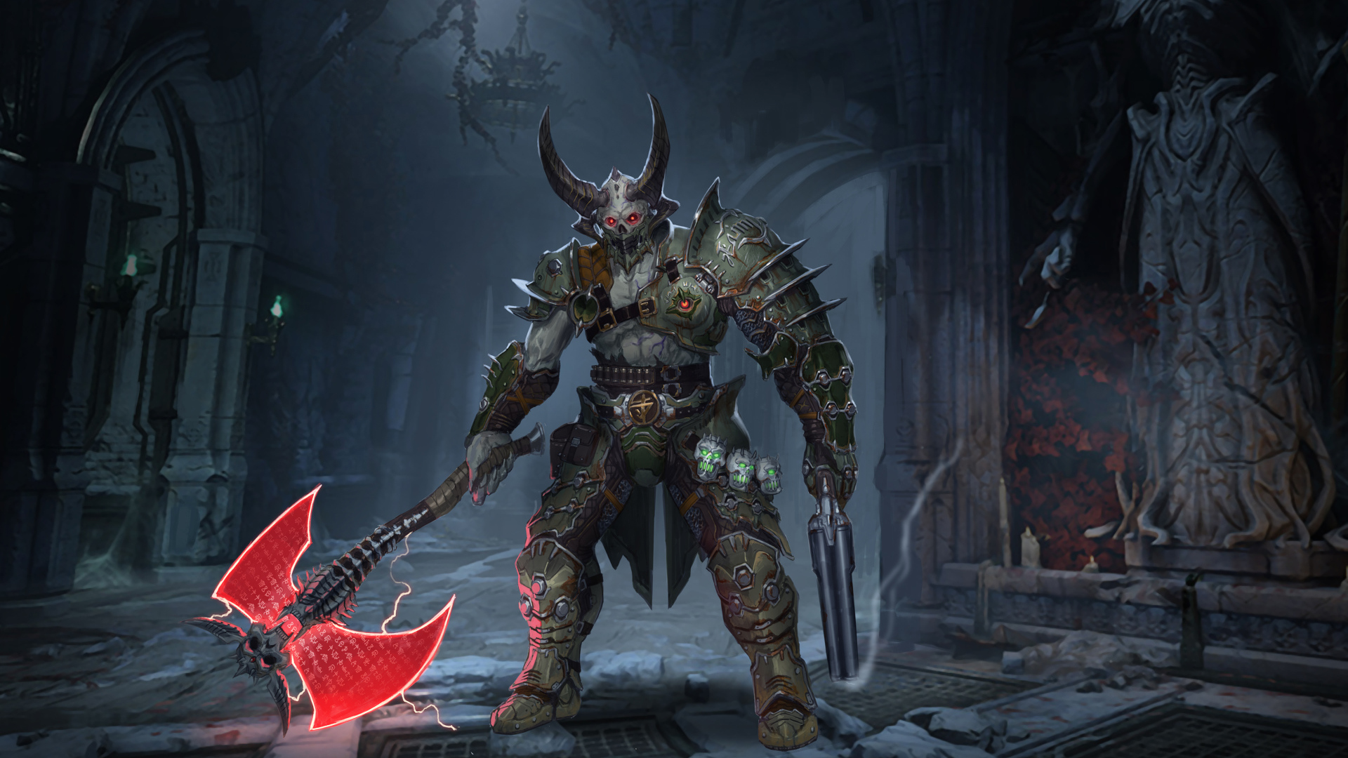 Персонаж компьютерной игры Doom Eternal, 2019