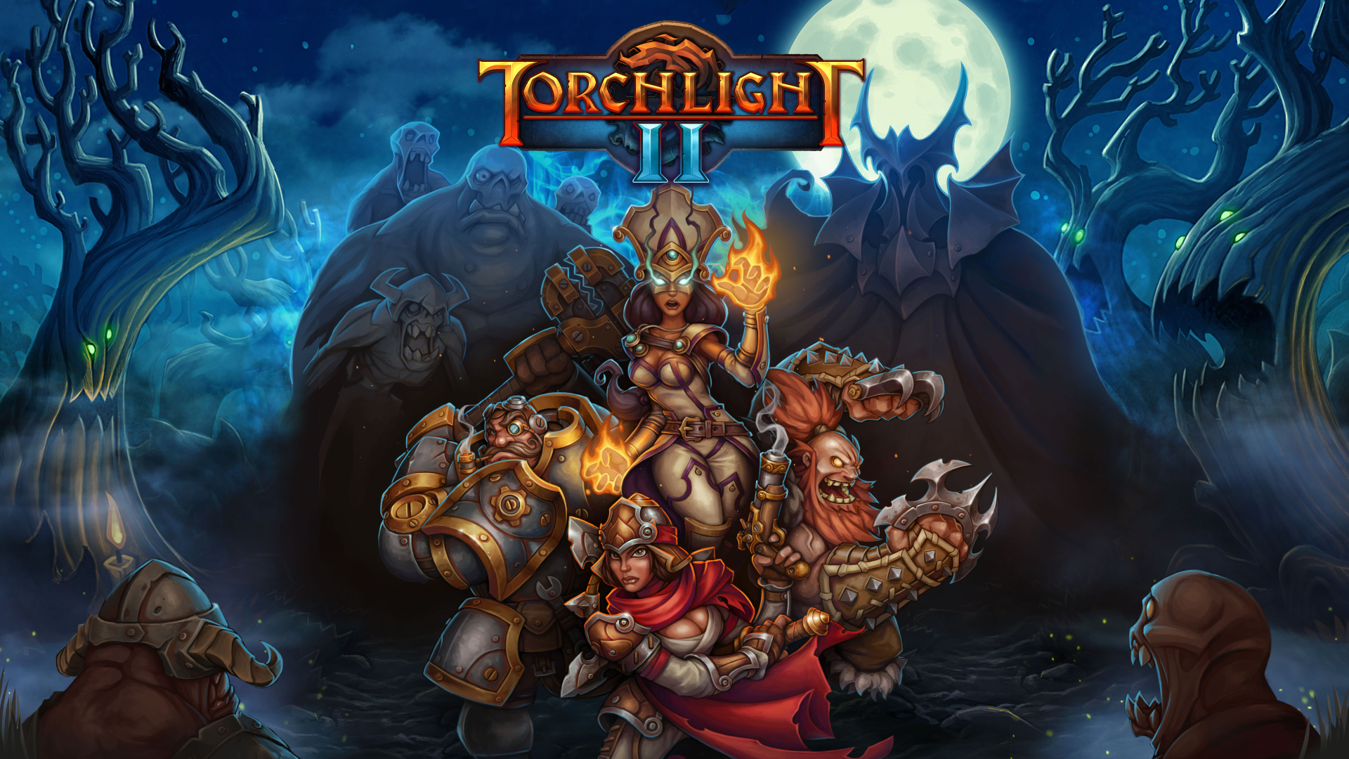 Torchlight II computer game poster