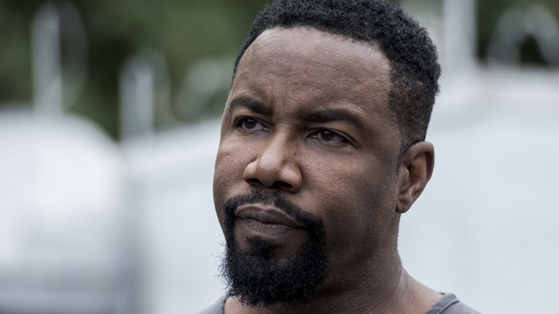 Американский актер Майкл Джей Уайт лицо крупным планом