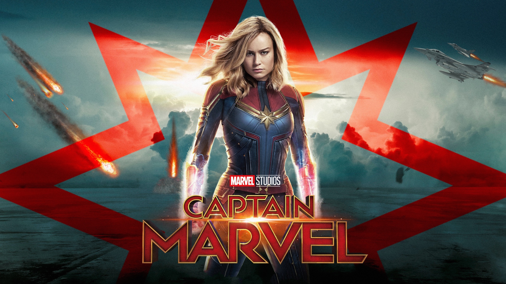Постер фильма Капитан Марвел, 2019 года