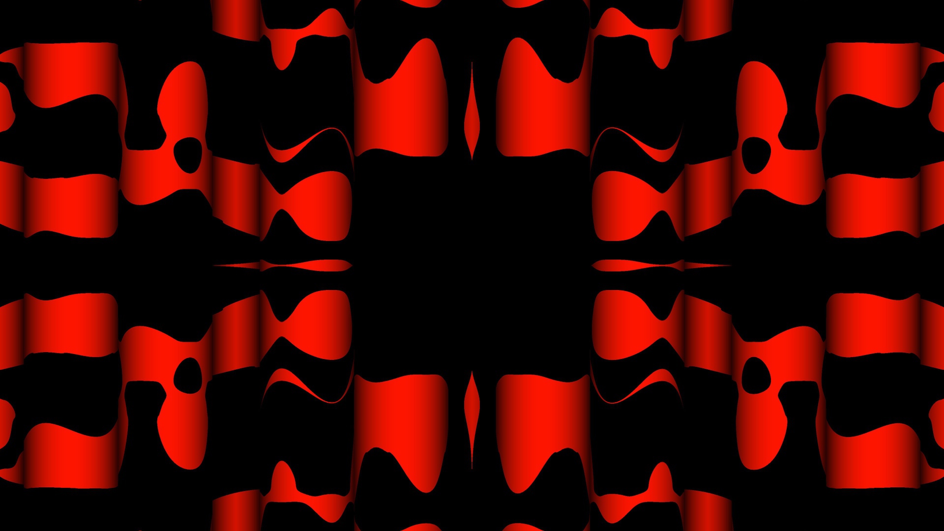 Черные и красные узоры крупным планом