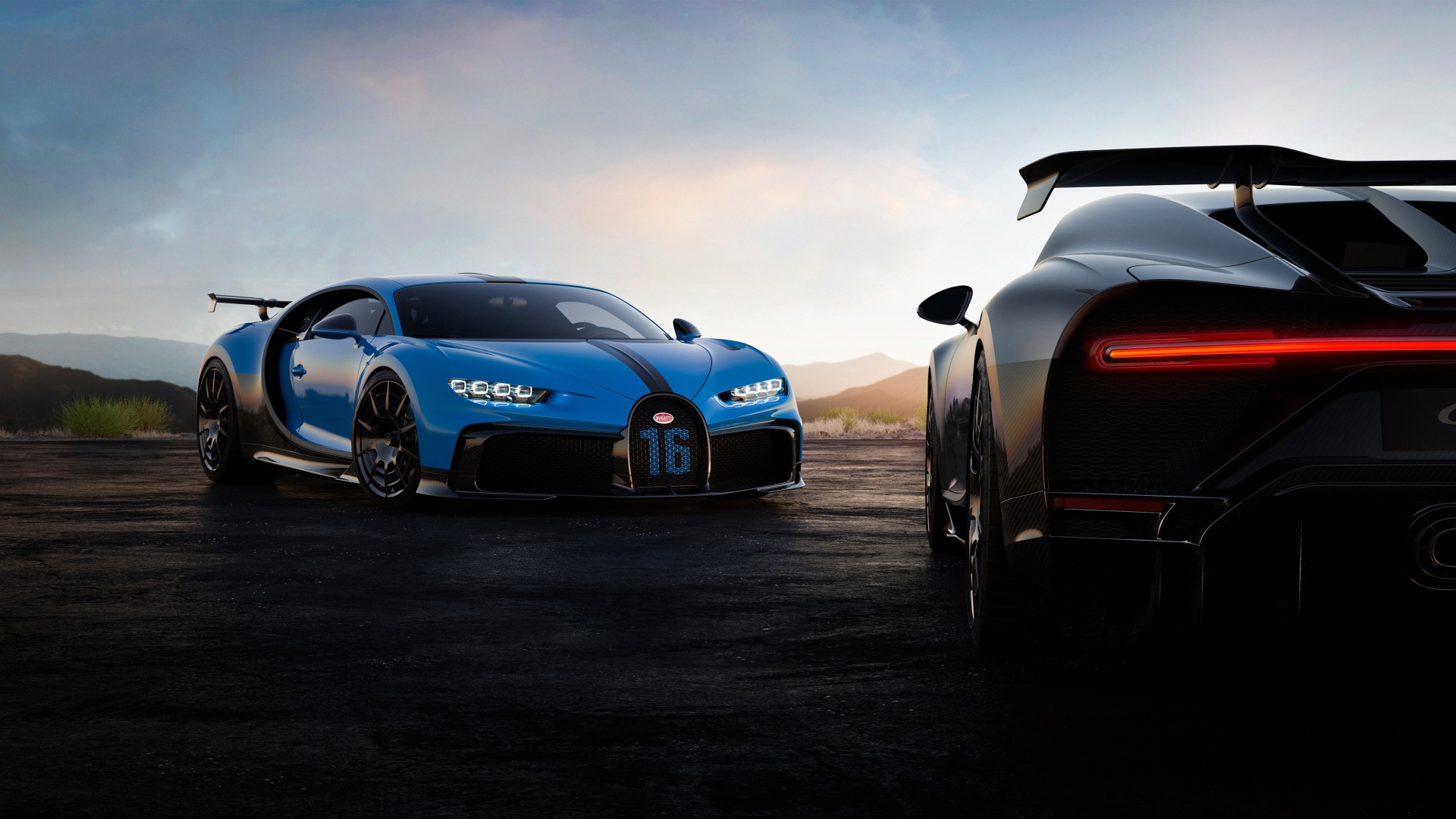 Автомобиль Bugatti Chiron Pur Sport 2020 года 