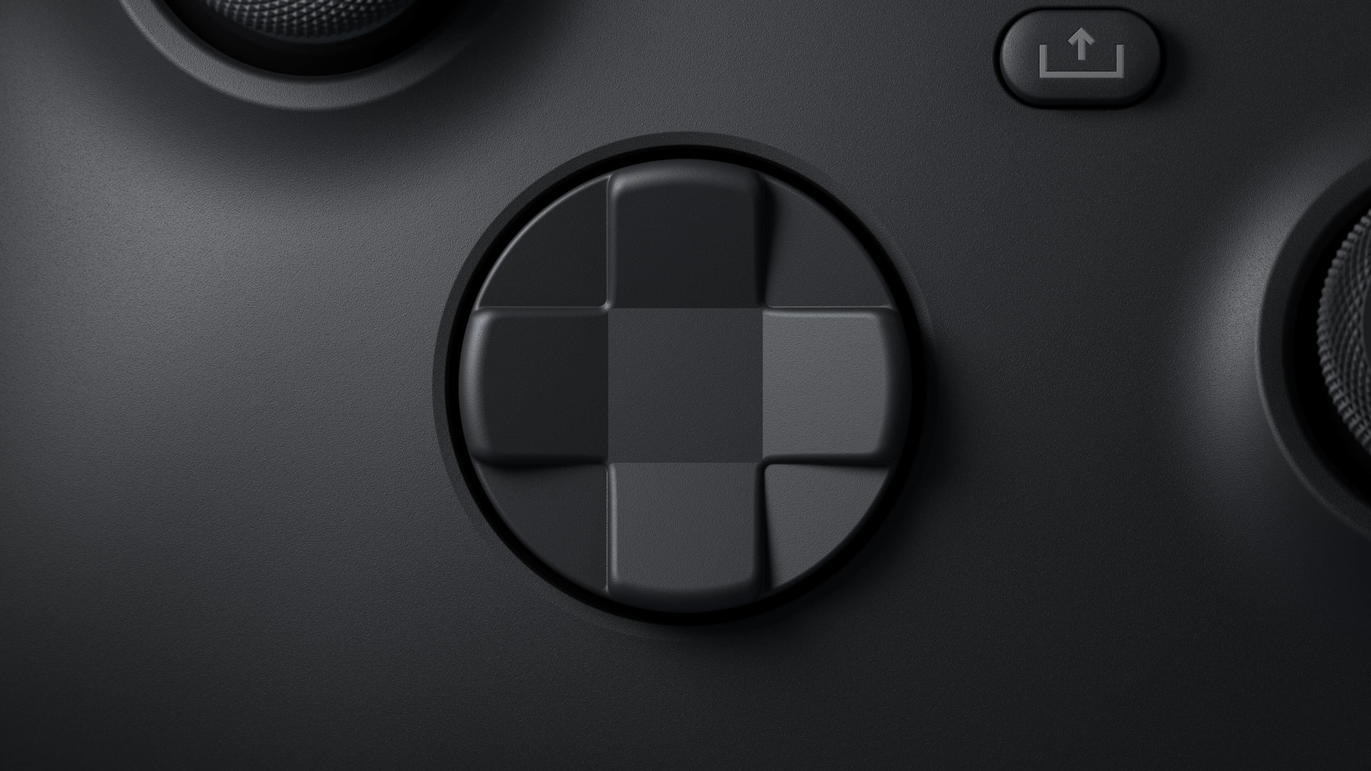 Черный Xbox Series X контроллер крупным планом