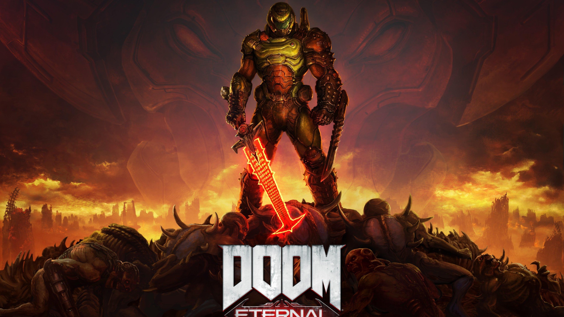 Персонаж Палач Рока компьютерная игра Doom Eternal, 2020