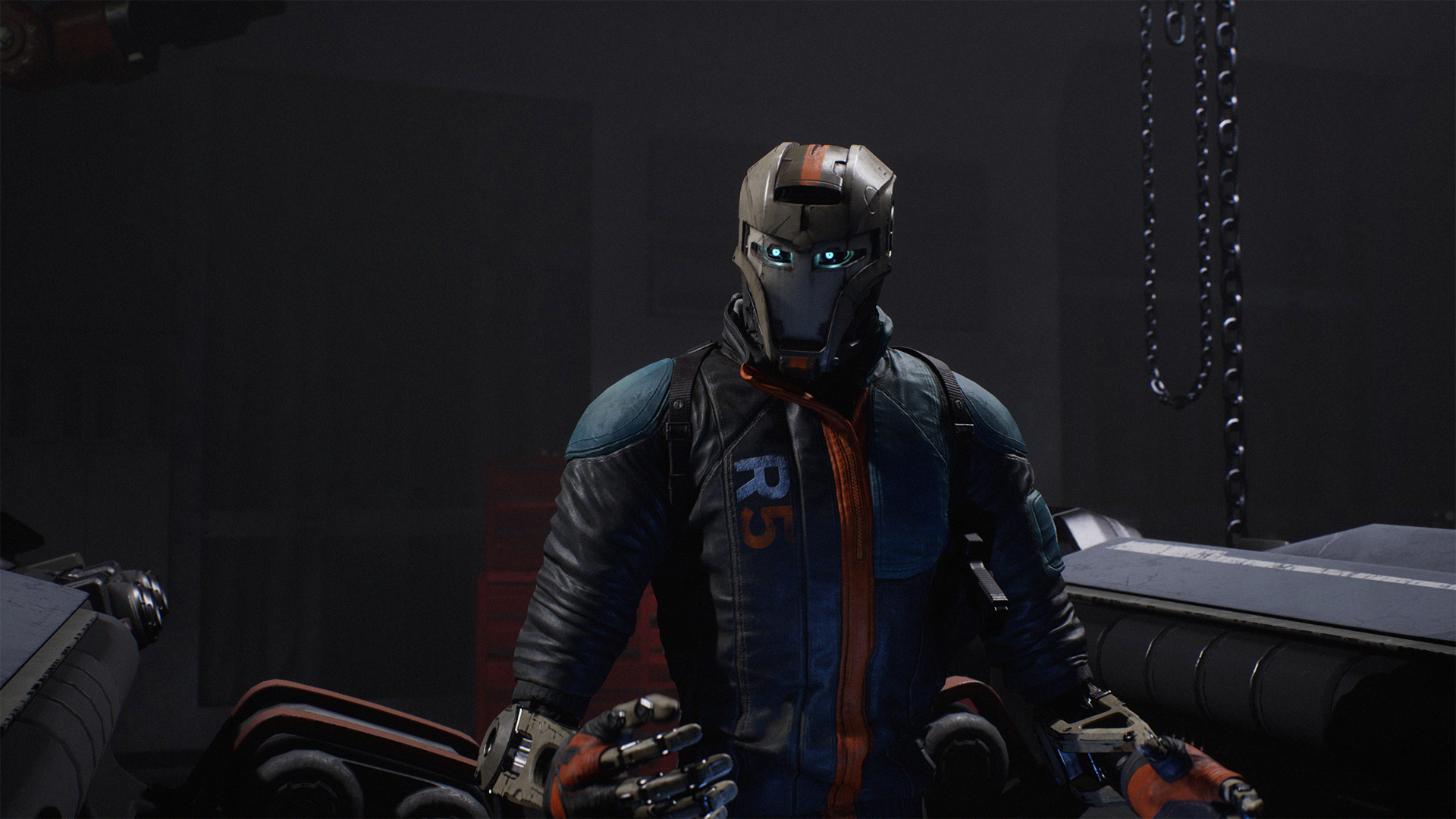 Киборг из компьютерной игры Disintegration, 2020