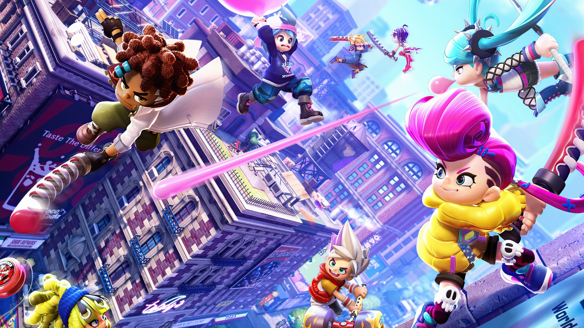 Скриншот компьютерной игры Ninjala, 2020