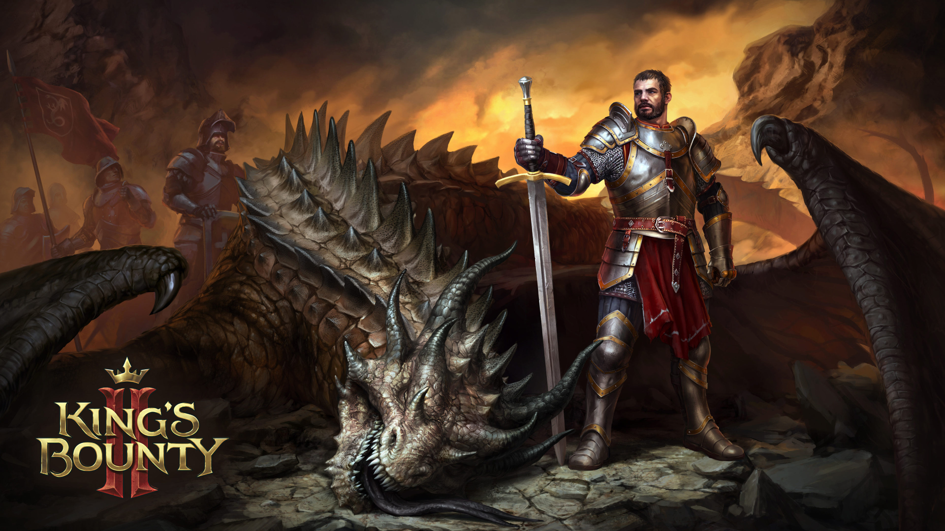 Воин с драконом компьютерная игра King’s Bounty II
