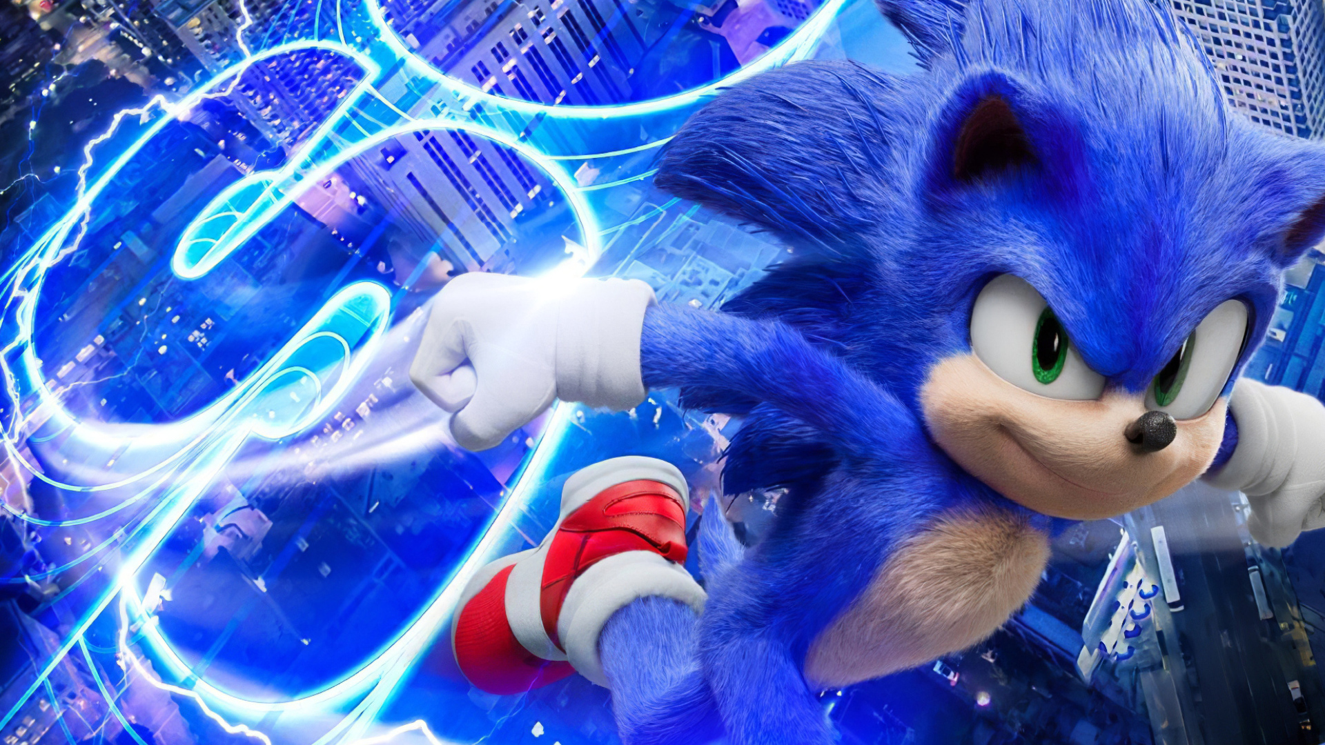 The main character of the movie Sonic in the movie, 2020