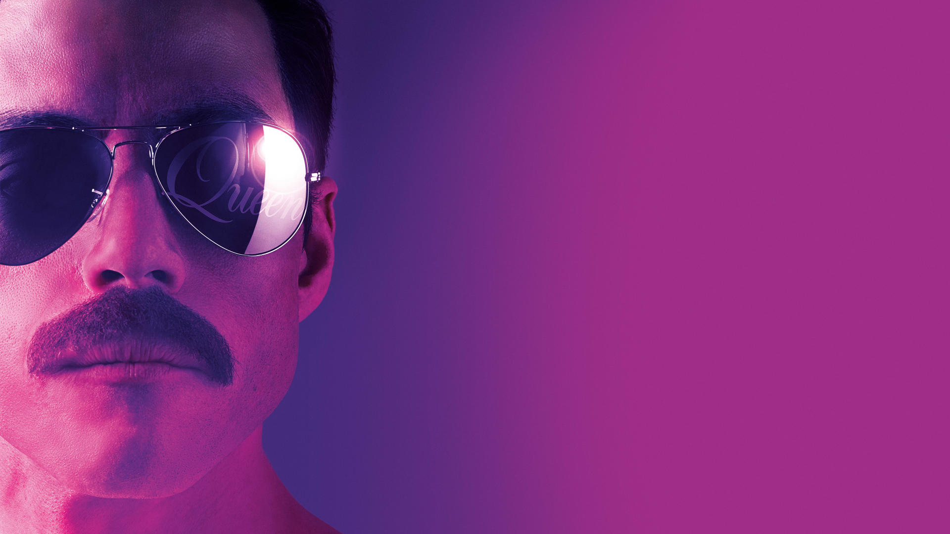 Легендарный певец Фредди Меркьюри на розовом фоне