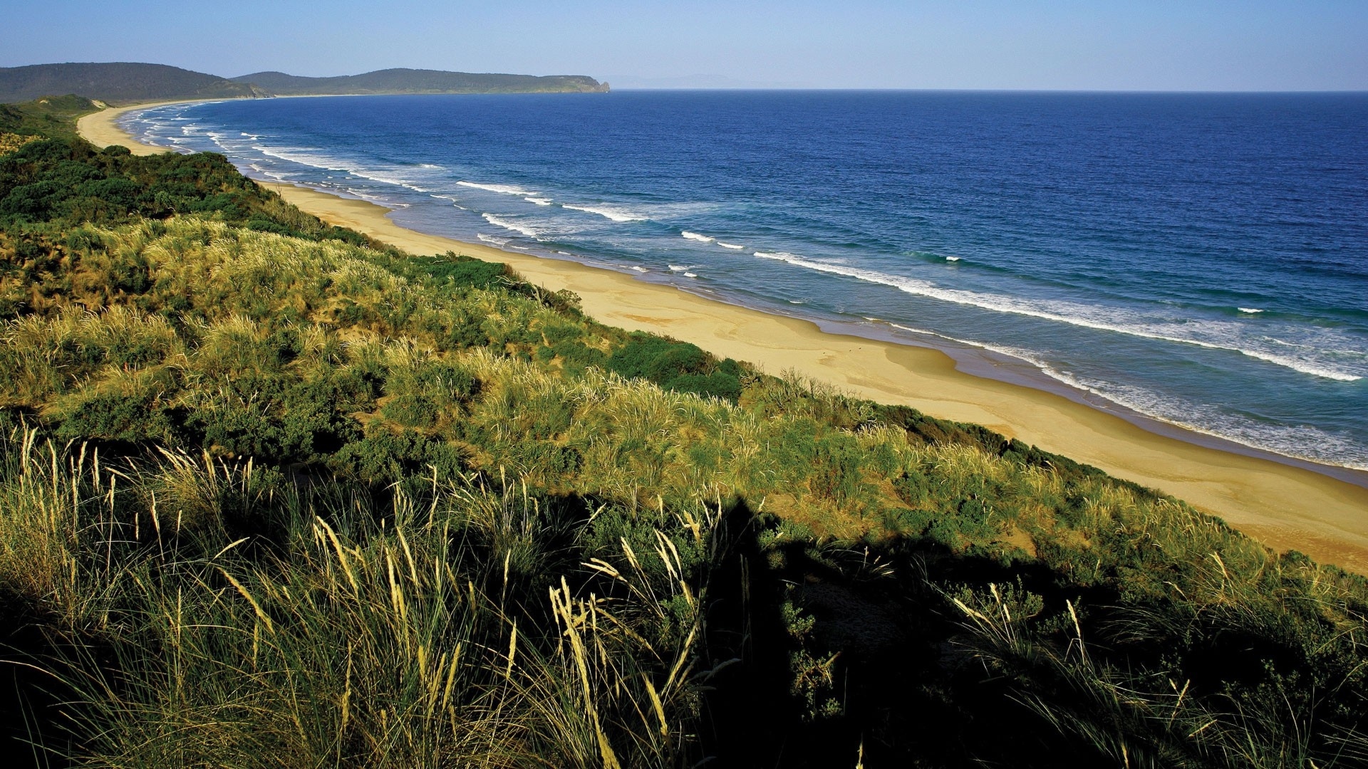 Вид на морское побережье 
