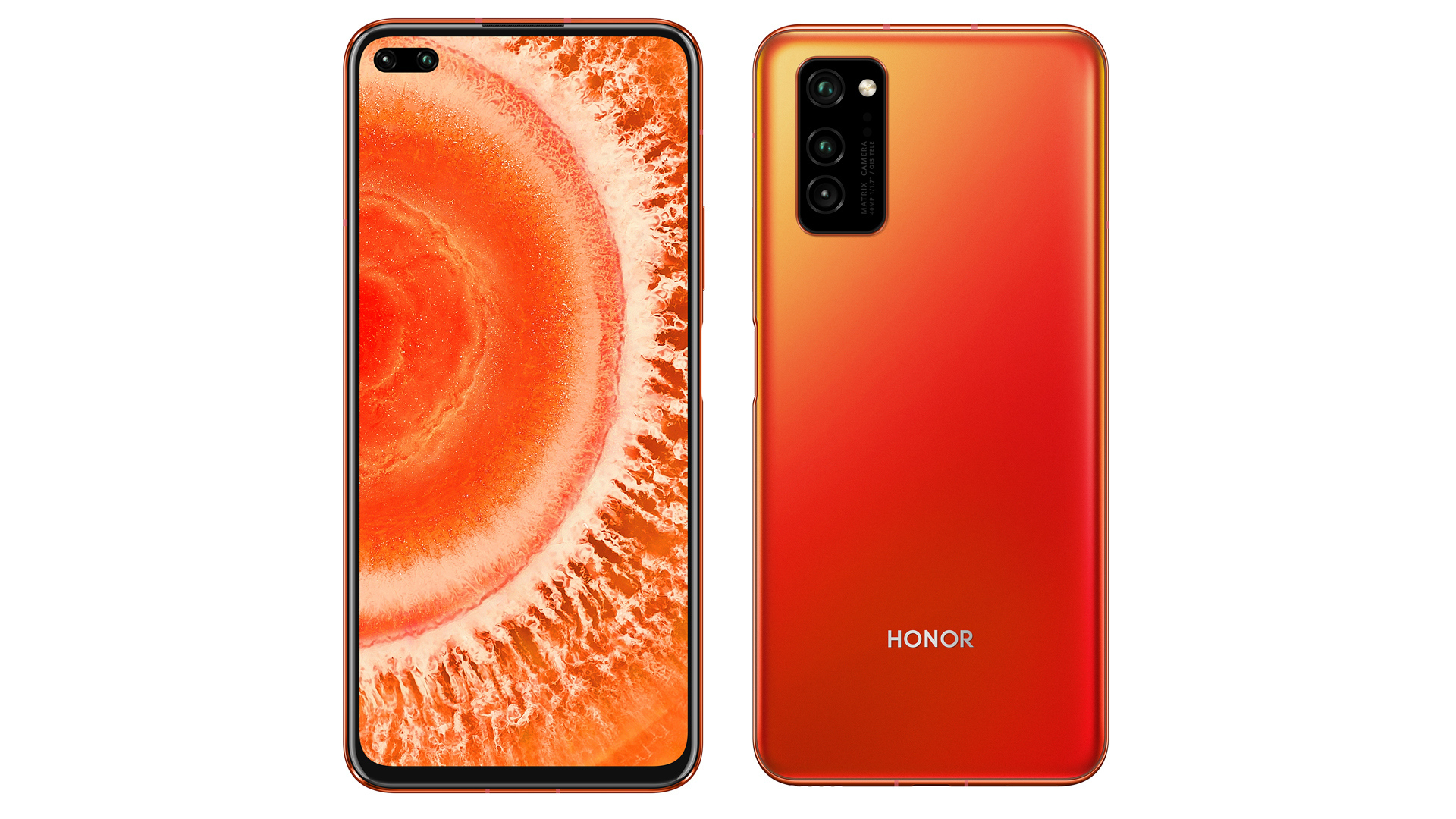 Smartphone Honor View 30 on a white background