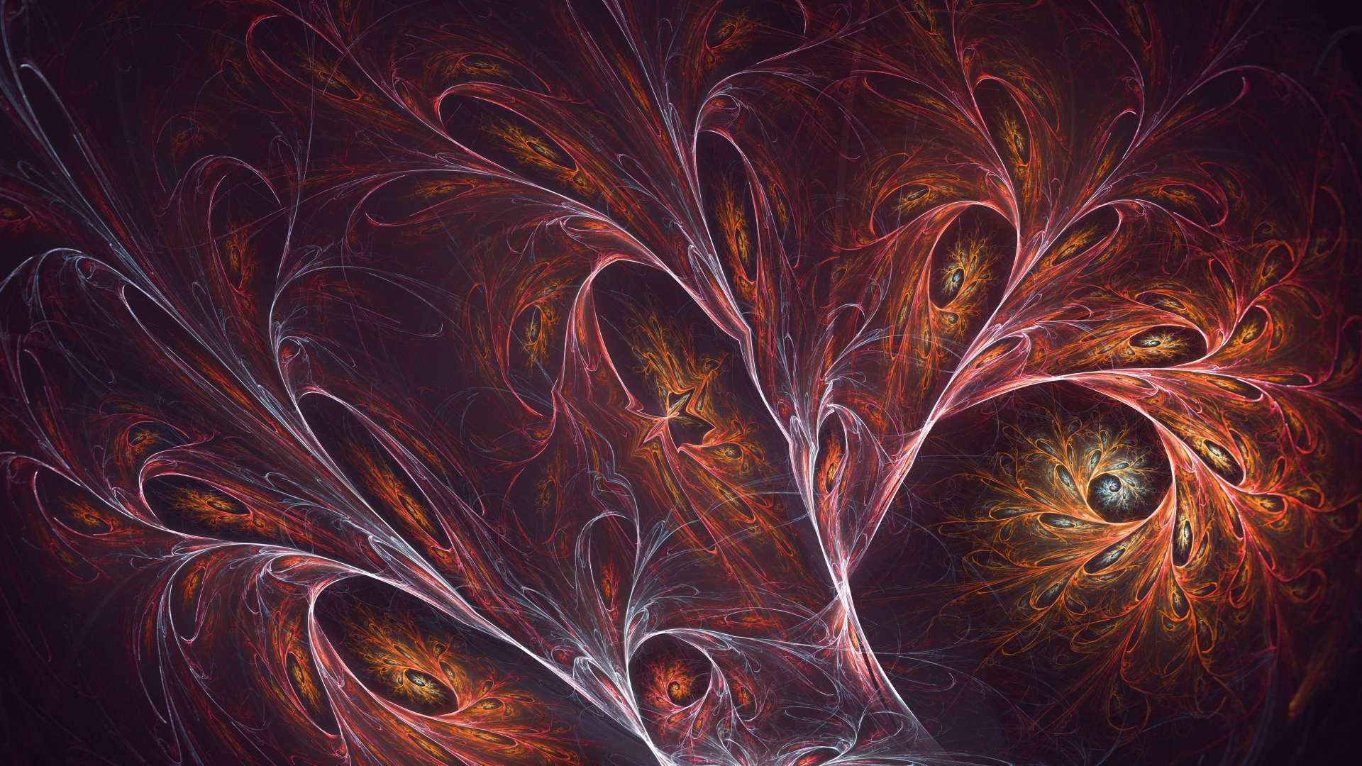 Красивый размытый узор с неоном 