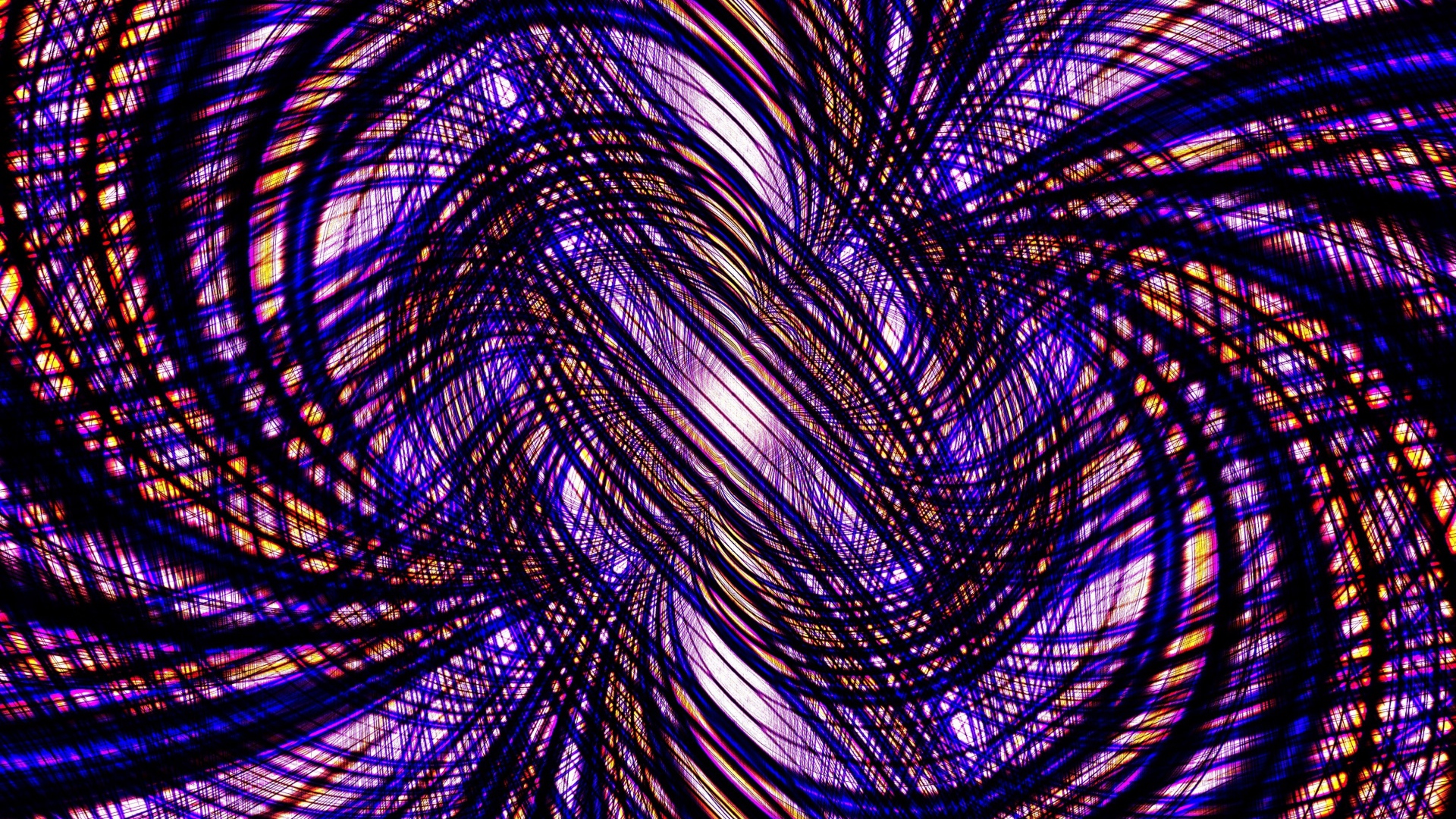 Красивый фиолетовый фрактальный узор