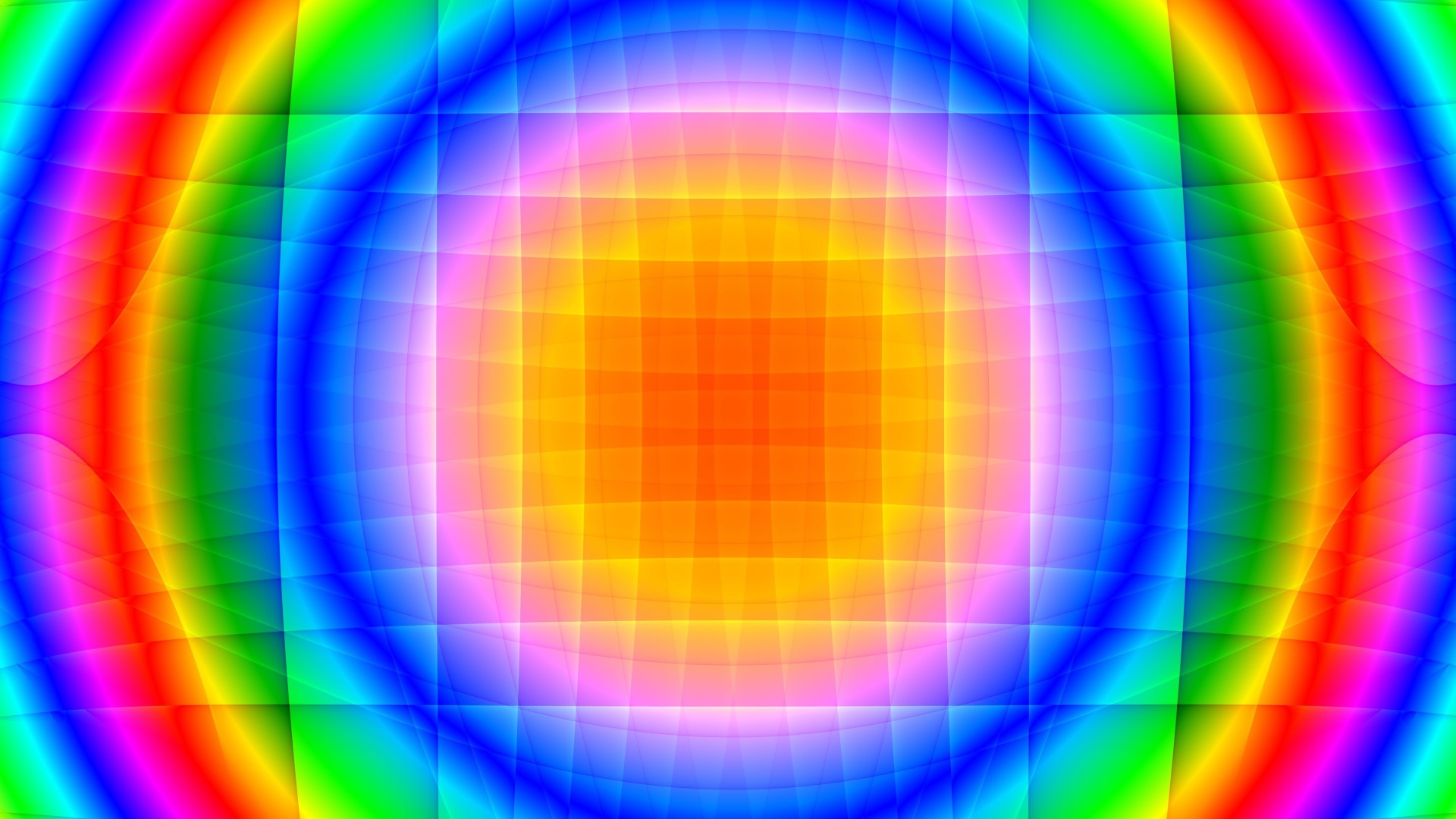 Красивый радужный круг 