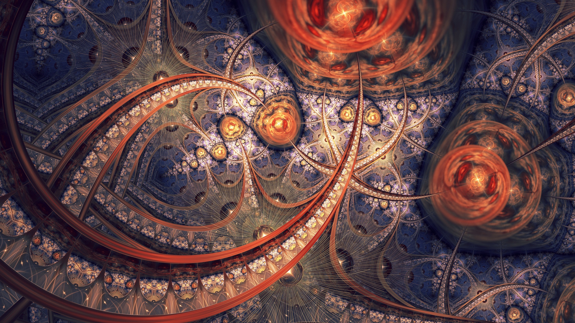 Красивый необычный абстрактный узор