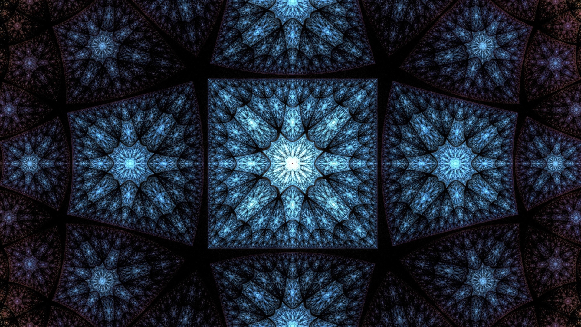 Синий градиентный рисунок 