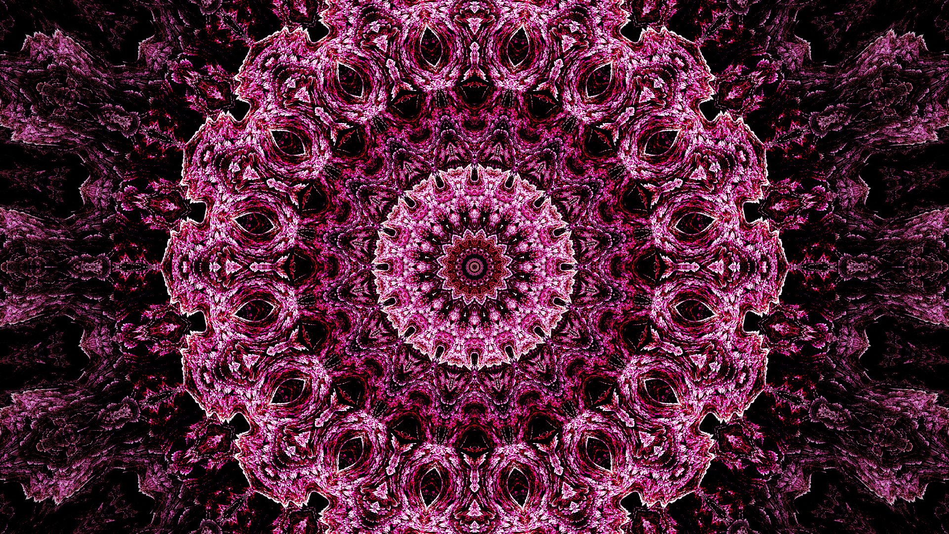 Необычный абстрактный розовый рисунок