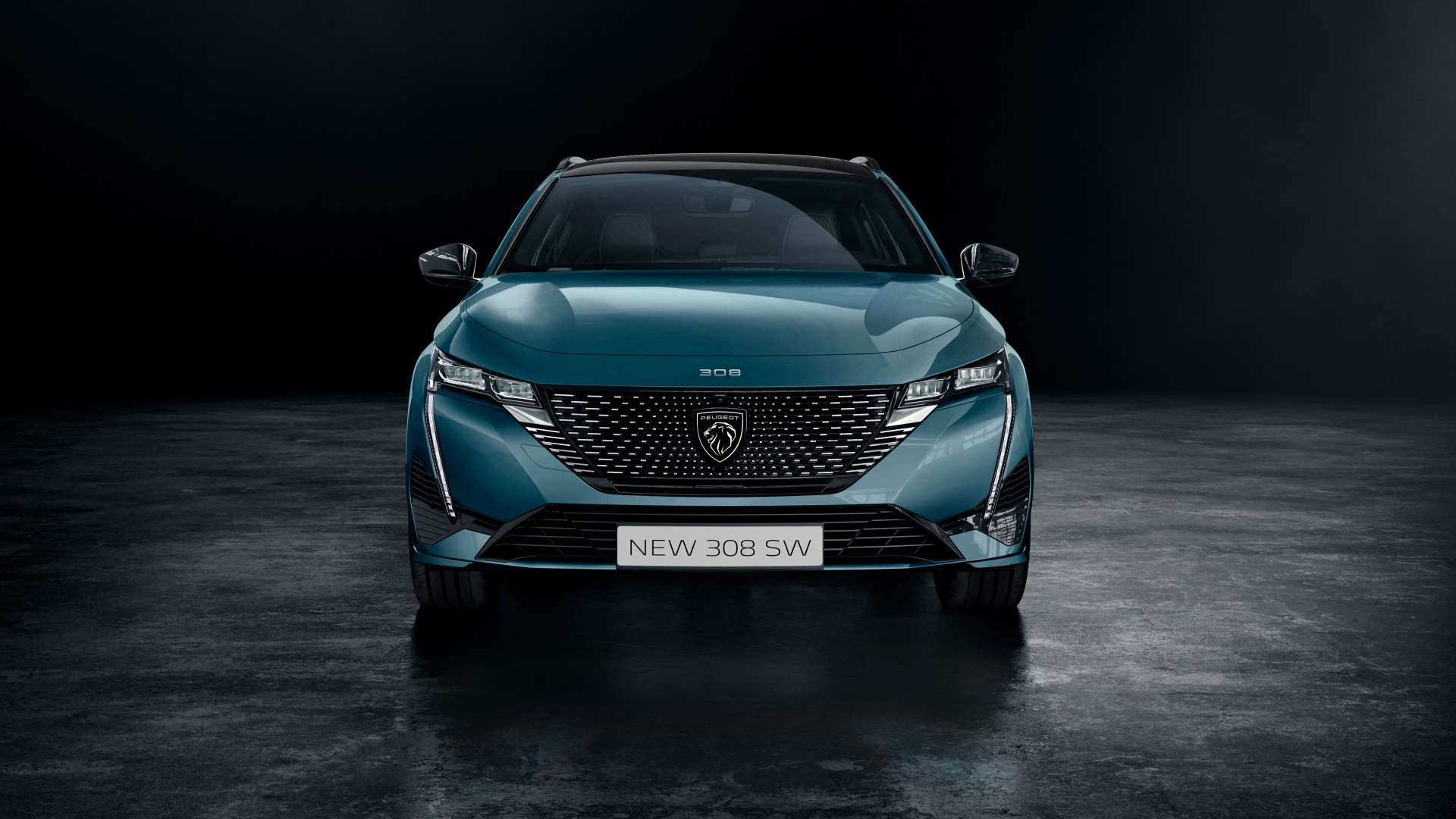 Автомобиль Peugeot 308 SW HYBRID 2021 года вид спереди