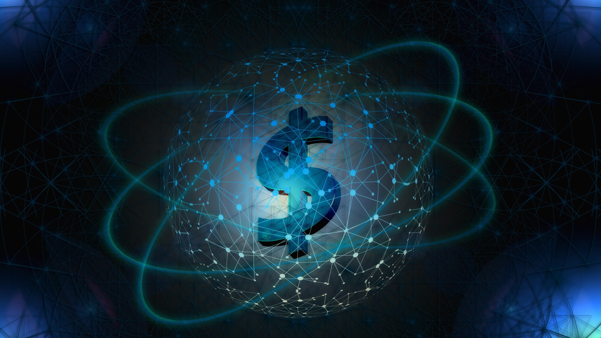 Значок доллара и всемирная паутина 