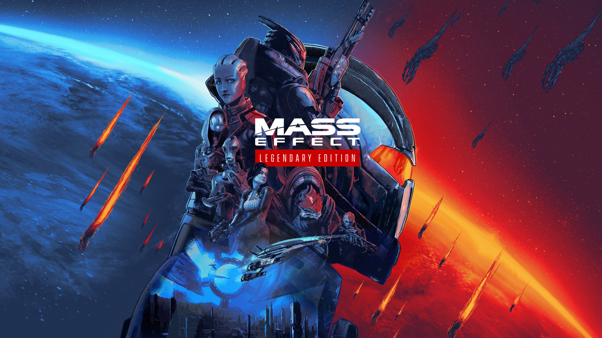 Постер компьютерной игры Mass Effect Legendary Edition, 2021